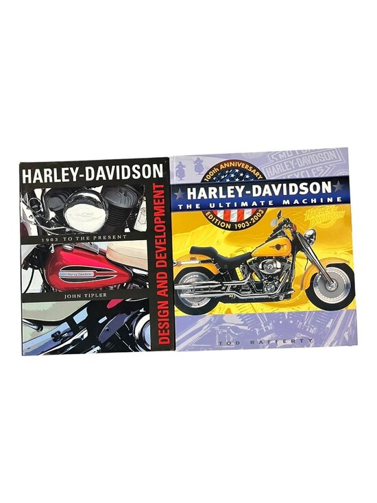 Other - Harley Davidson Hard Cover Books - Design and Development / 100th Anniversary